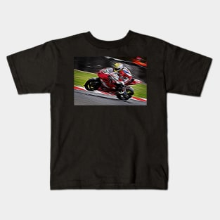 Full Speed On Two Wheels Kids T-Shirt